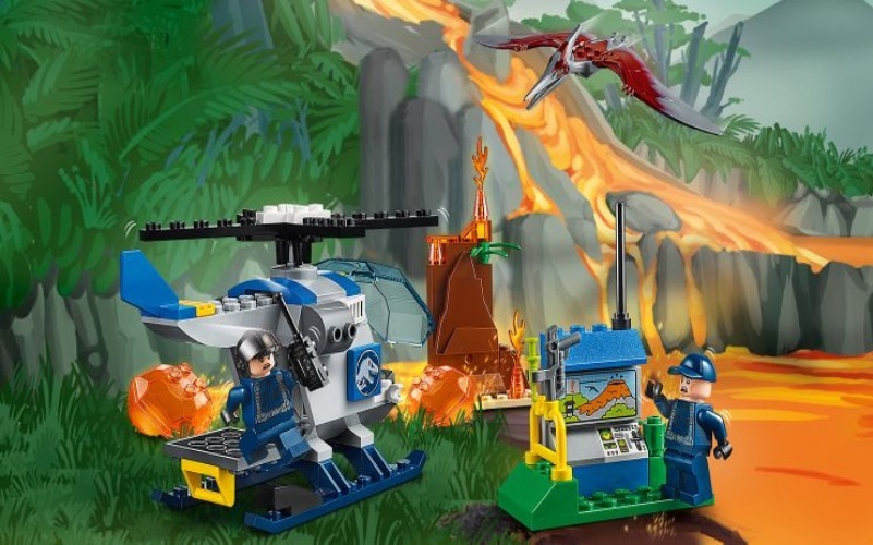 LEGO;Pteranodon;Flucht;Wächter;Lava